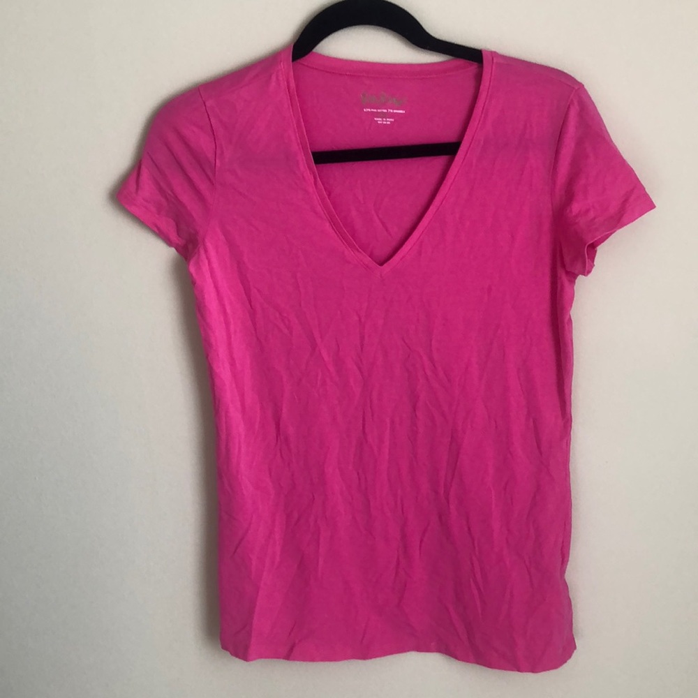 Lilly Pulitzer pink v-neck